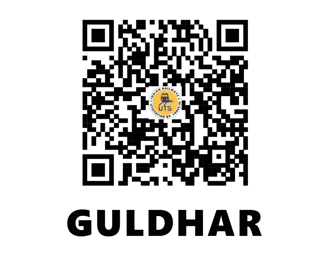 UTS QR Code for GULDHAR - GUH - NR (UTTAR PRADESH)